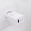 Maxlife MXTC-08-65ACC PD+QC 65W gyorstöltő adapter 2xType-C + USB - fehér