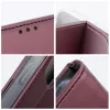 Smart Magneto Book Flip bőrtok - Xiaomi Redmi Note 12 Pro 5G/Poco X5 Pro 5G -   bordó
