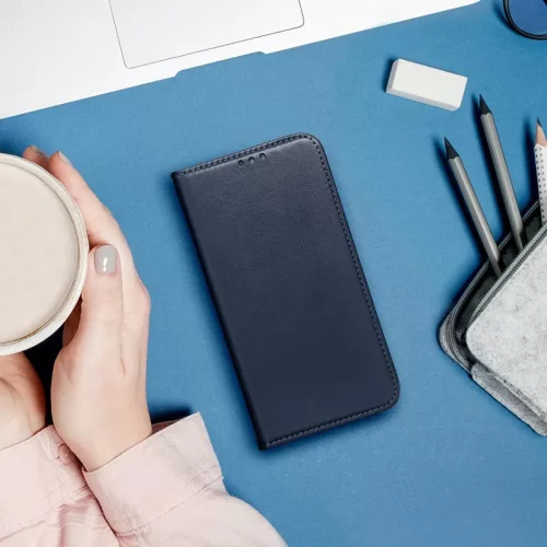 Smart Magneto Book Flip bőrtok - Xiaomi Redmi Note 12 Pro 5G/Poco X5 Pro 5G -   kék