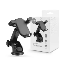   Setty univerzális műszerfalra/szélvédőre helyezhető autós tartó - Setty US-T3   Universal Car Holder - fekete
