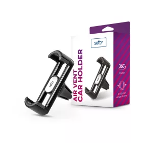   Setty univerzális szellőzőrácsba illeszthető autós tartó - Setty 33412 Car Holder - fekete