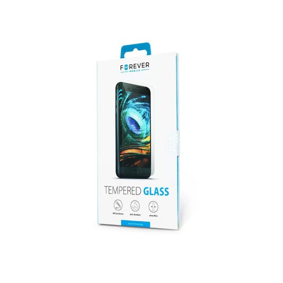 Samsung Galaxy A55 edzett üveg képernyővédő fólia - Forever Tempered Glass 2.5D - átlátszó