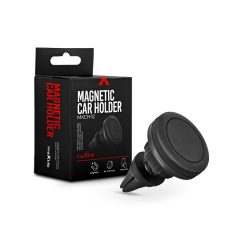   Maxlife univerzális szellőzőrácsba illeszthető mágneses PDA/GSM autós tartó -   Maxlife MXCH-12 Magnetic Car Holder - fekete