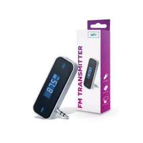   Setty Bluetooth FM-transmitter/autós kihangosító AUX csatlakozóval - Setty      TFM-01 - fekete/ezüst