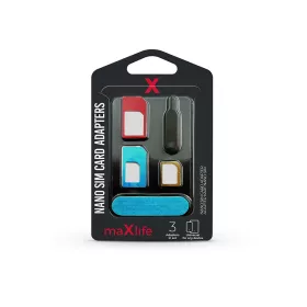   Maxlife Nano és Micro SIM-kártya adapter (3 in 1) kiszedő szerszámmal