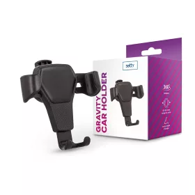   Setty univerzális szellőzőrácsba illeszthető autós tartó - Setty GUS-01 Gravity Car Holder - fekete