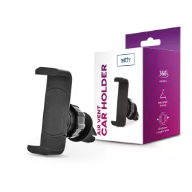   Setty univerzális szellőzőrácsba illeszthető autós tartó - Setty 98226 Car      Holder - fekete