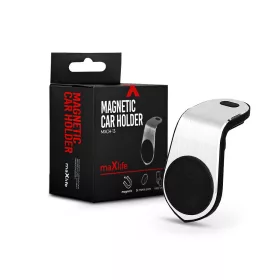   Maxlife univerzális szellőzőrácsba illeszthető mágneses PDA/GSM autós tartó -   Maxlife MXCH-13 Magnetic Car Holder - fekete