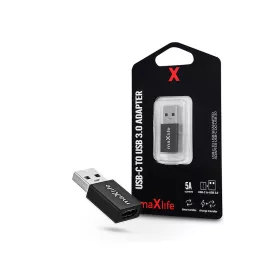   Maxlife USB Type-C - USB adapter - Maxlife USB-C To USB 3.0 Adapter - 5A - fekete