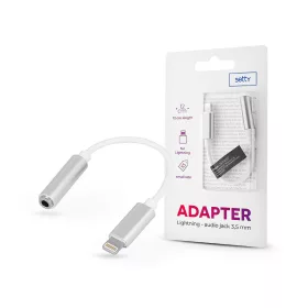   Setty lightning adapter 3,5 mm jack füllhallgatóhoz - Setty Lightning - Audio   Jack 3,5 mm Adapter -  ezüst