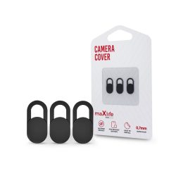   Maxlife webkamera privát takaró/borító mobiltelefon, tablet, laptop készülékhez - Maxlife Home Office Camera Cover - 3 db/csomag - fekete