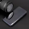Smart Clear View oldalra nyíló flipes tok - Samsung A536U Galaxy A53 5G - fekete