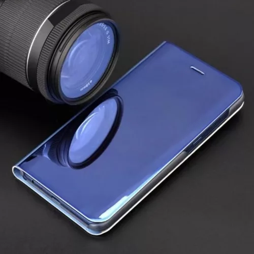 Smart Clear View oldalra nyíló flipes tok - Samsung A536U Galaxy A53 5G - kék