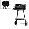Grillsütő kerekekkel - 58 x 44 x 72 cm (DA01148)
