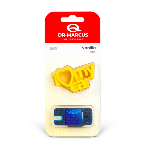 Dr. Marcus CITY I LOVE MY CAR VANILLA Illatosító (DRM76933)