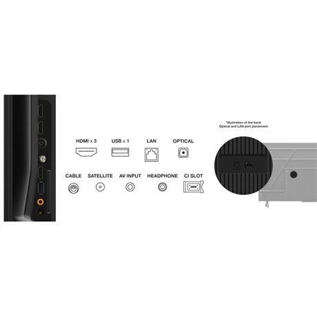 TCL 43P655 uhd google smart tv