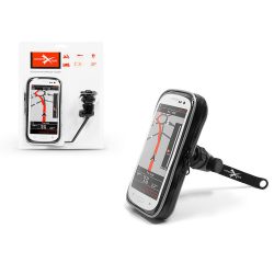   Univerzális kerékpárra/motorkerékpárra szerelhető, vízálló telefontartó -       Extreme Scooter-2 - fekete
