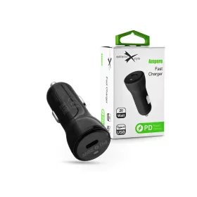   Extreme szivargyújtó töltő adapter Type-C bemenettel - 20W - Extreme LAD0282 PD - fekete