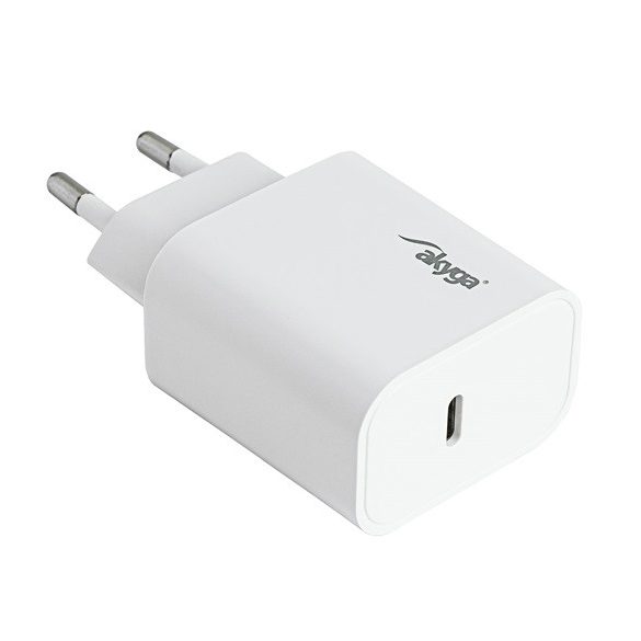 Akyga AK-CH-18 USB-C PD 5-12V / max. 3A 20W Quick Charge 3.0 gyorstöltő