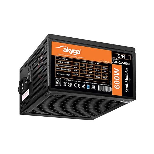 Akyga 600W - Classic - 12cm - AK-C2-600