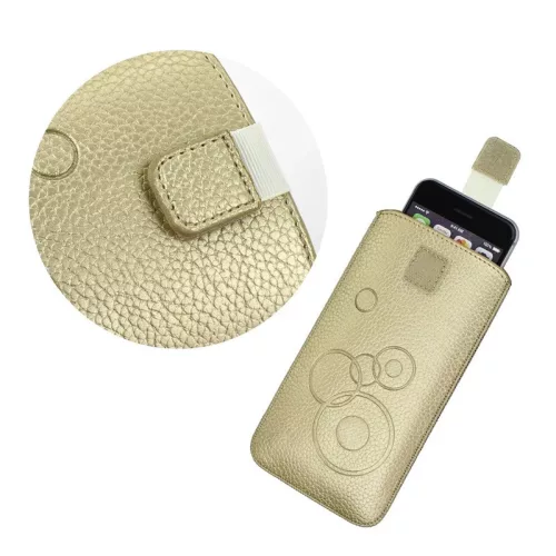 DECO univerzális kihúzható telefontok - Apple iPhone 6 Plus / 7 Plus / 8 Plus / XS Max / 11 Pro Max/ Samsung S10+/A10/A30s/A50 - arany