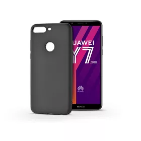   Huawei Y7 (2018)/Y7 Prime (2018)/Honor 7C szilikon hátlap - Soft - fekete