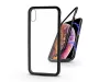 Apple iPhone XS mágneses, 2 részes hátlap előlapi üveg nélkül - Magneto - fekete
