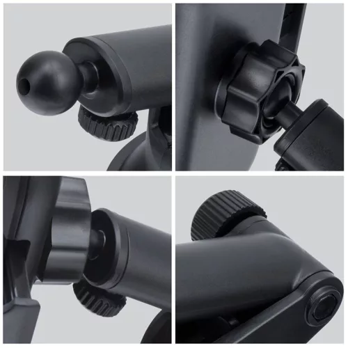 Forcell univerzális műszerfalra/szélvédőre helyezhető PDA/GSM autós tartó -     Forcell A151 Carbon Car Holder 14 cm - fekete