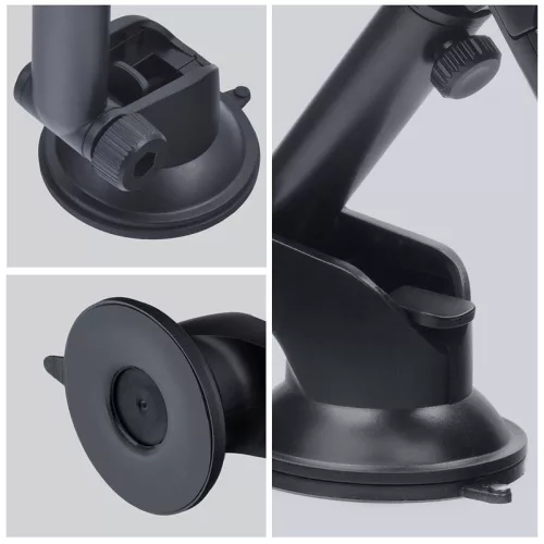 Forcell univerzális műszerfalra/szélvédőre helyezhető PDA/GSM autós tartó -     Forcell A151 Carbon Car Holder 14 cm - fekete