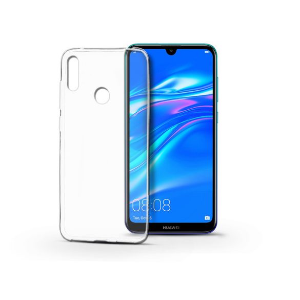 Huawei Y7 (2019)/Y7 Prime (2019) szilikon hátlap - Soft Clear - átlátszó