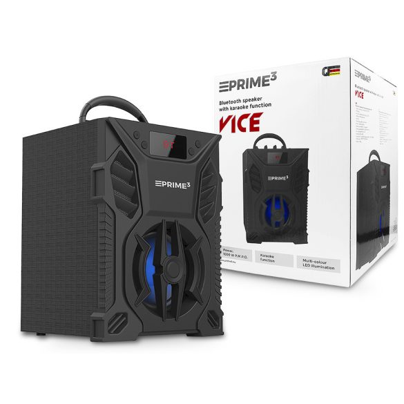 Prime3 vezeték nélküli bluetooth hangszóró karaoke funkcióval - Prime3 APS11    Vice - fekete