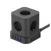 Newell NL4387 hub 9in1 gan, fekete
