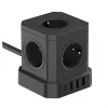 Newell NL4387 hub 9in1 gan, fekete