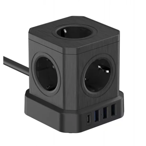 Newell NL4387 hub 9in1 gan, fekete