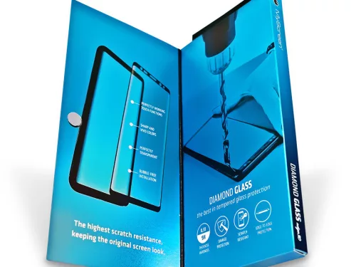 Samsung N950F Galaxy Note 8 edzett üveg képernyővédő fólia ívelt kijelzőhöz - MyScreen Protector Diamond Glass Edge3D - fekete