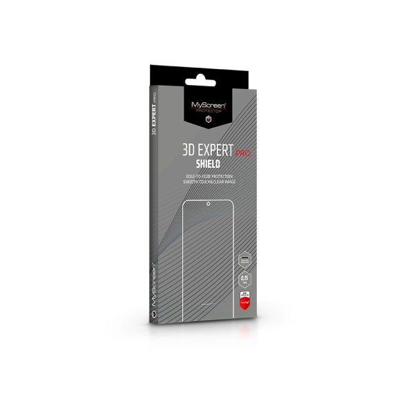 Samsung G955F Galaxy S8 Plus hajlított képernyővédő fólia - MyScreen Protector 3D Expert Pro Shield 0.15 mm - átlátszó