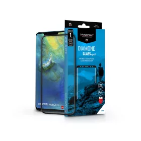   Huawei Mate 20 Pro edzett üveg képernyővédő fólia ívelt kijelzőhöz - MyScreen   Protector Diamond Glass Edge3D - fekete