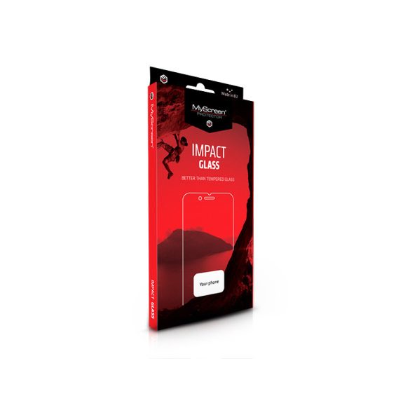 Samsung G973U Galaxy S10 edzett üveg képernyővédő fólia - MyScreen Protector Impact Glass Edge hajlított 3D Fullcover - fekete