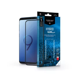  Samsung G960F Galaxy S9 rugalmas üveg képernyővédő fólia ívelt kijelzőhöz -     MyScreen Protector Hybrid Glass Edge3D - fekete