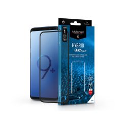   Samsung G965F Galaxy S9 Plus rugalmas üveg képernyővédő fólia ívelt kijelzőhöz -MyScreen Protector Hybrid Glass Edge3D - fekete