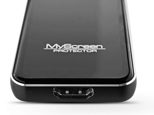 USB Type-C - 2xUSB 3.0 + Type-C + PD + kártyaolvasó elosztó/adapter - MyScreen Protector 6 in 1 Mult-Funktion Hub - fekete