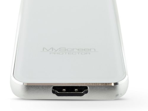 USB Type-C - 2xUSB 3.0 + Type-C + PD + kártyaolvasó elosztó/adapter - MyScreen Protector 6 in 1 Mult-Funktion Hub - fehér