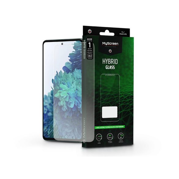 Samsung G780F Galaxy S20 FE/S20 FE 5G rugalmas üveg képernyővédő fólia -        MyScreen Protector Hybrid Glass Green - átlátszó