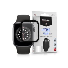   Apple Watch Series 6/SE (44 mm) üveg képernyővédő fólia - MyScreen Protector Hybrid Glass Edge 3D - 1 db/csomag - fekete