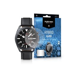   Samsung Galaxy Watch 3 (41 mm) rugalmas üveg képernyővédő fólia - MyScreen Protector Hybrid Glass - 2 db/csomag - átlátszó