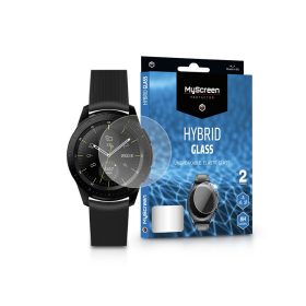   Samsung Galaxy Watch (46 mm) rugalmas üveg képernyővédő fólia - MyScreen        Protector Hybrid Glass - 2 db/csomag - átlátszó