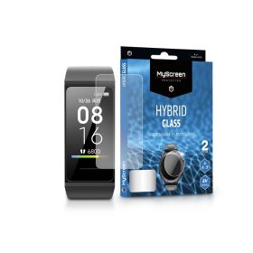   Xiaomi Mi Smart Band 4C rugalmas üveg képernyővédő fólia - MyScreen Protector   Hybrid Glass - 2 db/csomag - átlátszó