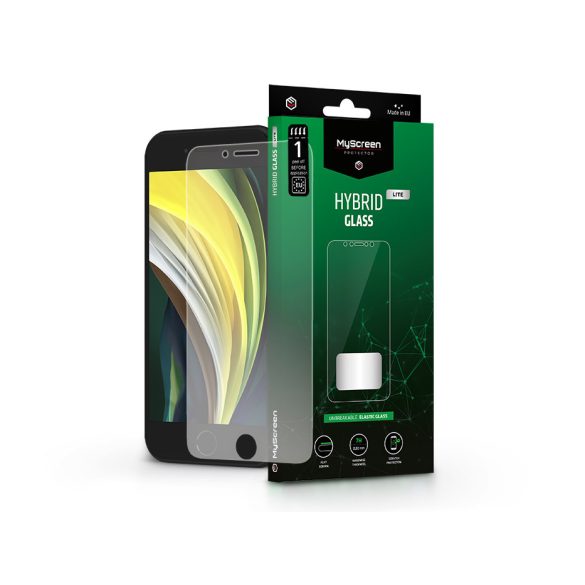 Apple iPhone 7/iPhone 8/SE 2020/SE 2022 rugalmas üveg képernyővédő fólia -      MyScreen Protector Hybrid Glass Lite - átlátszó