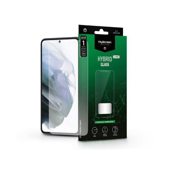 Samsung G991B Galaxy S21 5G rugalmas üveg képernyővédő fólia - MyScreen         Protector Hybrid Glass Lite - átlátszó