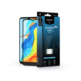   Huawei P30 Lite edzett üveg képernyővédő fólia - MyScreen Protector Diamond     Glass Lite Edge2.5D Full Glue - fekete